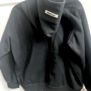 Black Essentials Hoodie